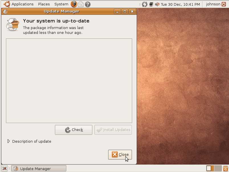 Tutorial on how to Update Ubuntu 8.10 LTS Linux